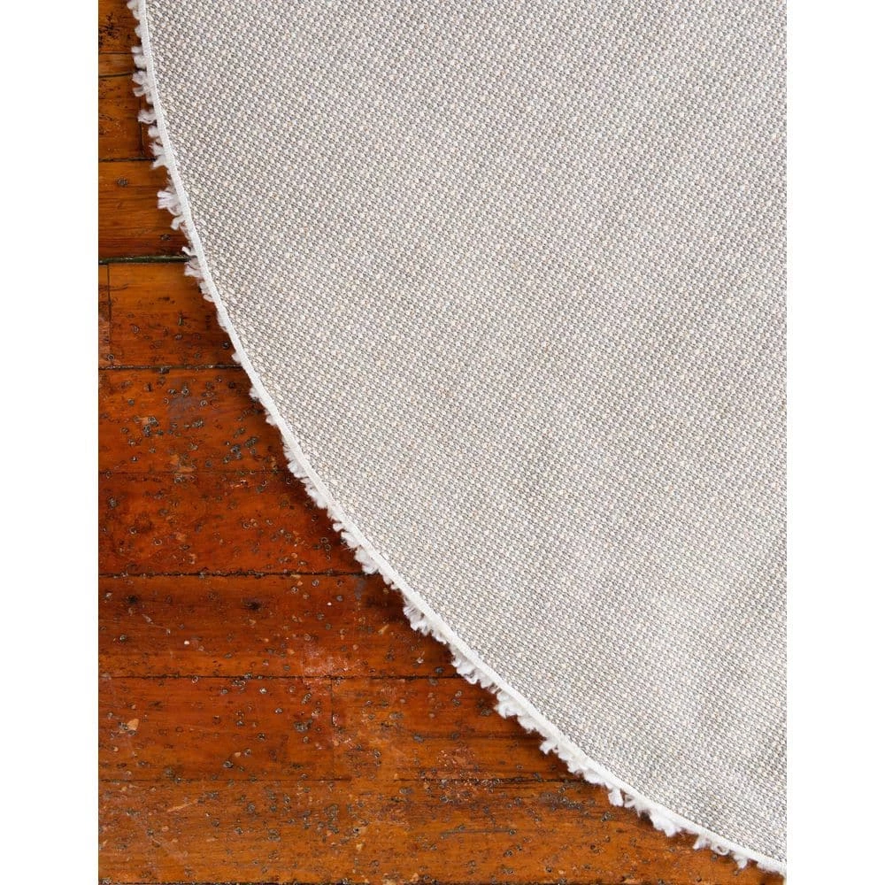 Best Sale ⌛ Davos Shag White 8 ft. x 8 ft. Round Area Rug by Unique Loom ✨ 6 Best Sale ⌛ Davos Shag White 8 ft. x 8 ft. Round Area Rug by Unique Loom ✨ - Image 4